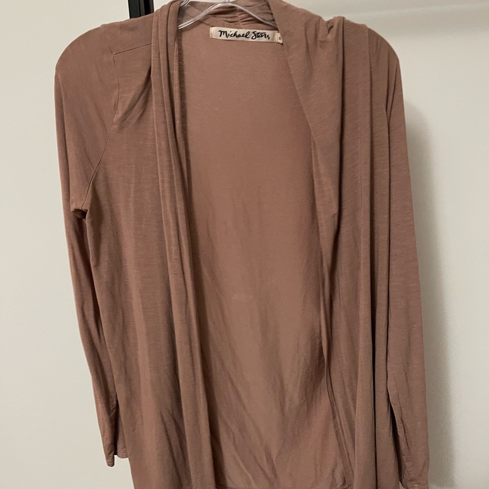 Michael Stars Jersey Cardigan O/S